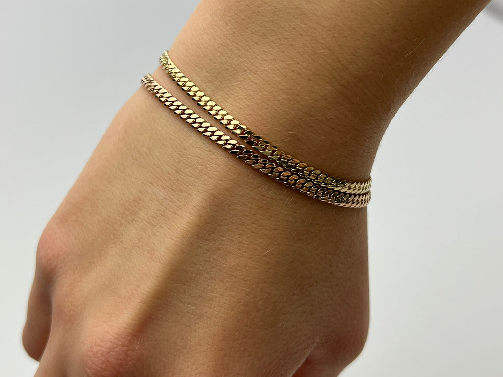 Bransoletka Cuban Link 3mm